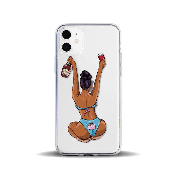 Clear Enjoying Life Iphone Case