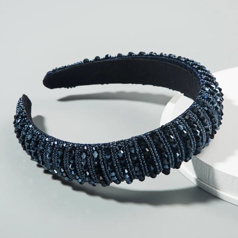 Sparkly Headband (Navy Blue)
