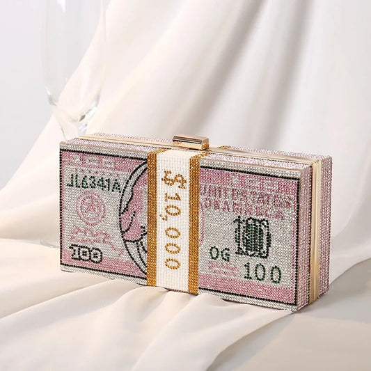 Luxury Moneybag Clutch - Pink