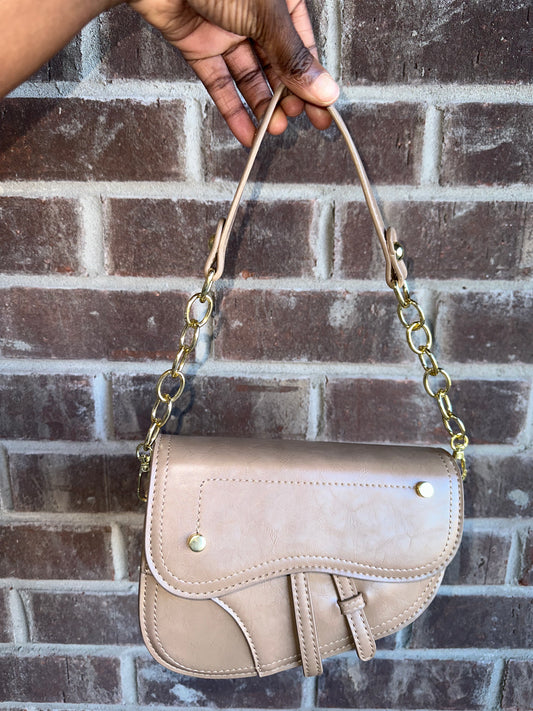 Hitting The Town Handbag - Light Brown