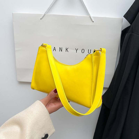 Make A Statement Handbag - Yellow