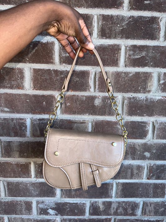 Hitting The Town Handbag - Light Brown