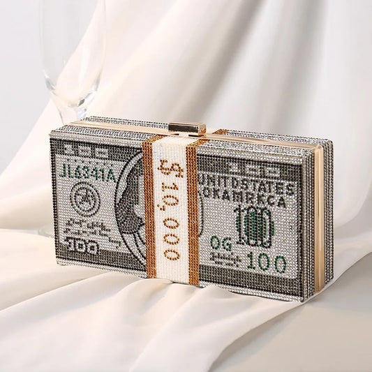 Luxury Moneybag Clutch - Green